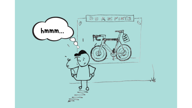 Keine Kohle aber Fahrrad