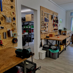 Blick in die Werkstatt